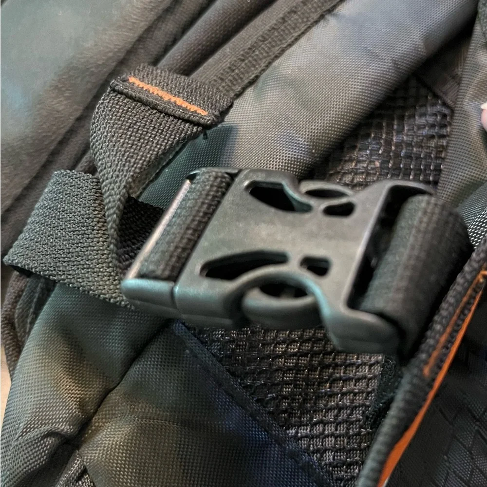 MESSENGER BAG  
Black and Orange with Adjustable Straps Durable Canvas - Picture 14 of 16
